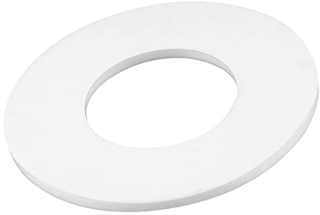 sourcing map 2er Pack PTFE Flachdichtung 78mm ä.D. 38mm i.D. 3mm DN32 Flanschdichtung weiß