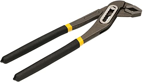 KOTARBAU® Alicates de pico de loro CrV para tuberías de 250mm, Alicates con cremallera ajustable, Tenaza para tubos y bombas de agua, Mordazas dentadas endurecidas, Llave para tubos