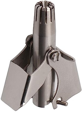 Tagliapeli per Naso da Uomo, Tagliapeli Manuale Professionale per Orecchie e Naso con Spazzola per la Pulizia, Custodia per Il Trasporto, Rimozione dei Peli del Naso in Acciaio