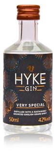 HYKE Gin Very Special 5cl – Award-winning London Dry Gin — Made sustainably with surplus English wine grapes