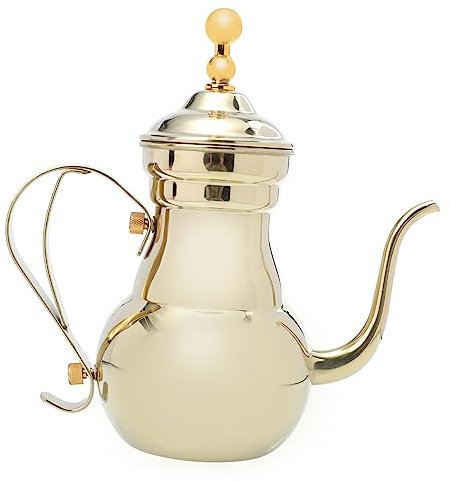 ABOOFAN Teekessel Aus Edelstahl 0,7l Mit Filter Und Langem Schmalem Auslauf Für Tee Und Kaffee Küche Und Hotelgebrauch