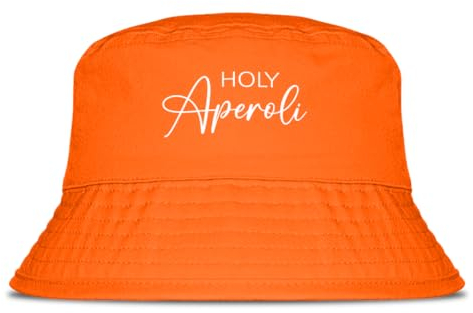 Prozente Momente Holy Spritzi Fischerhut | Anglerhut | Sonnenhut | Sommer | Party | Lustige Sprüche | OneSize | Malle | Urlaub | Orange