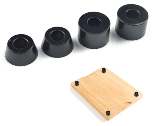 LYQNIHOB Skateboard Buchsen Set - 4x Standard Lenkgummis für Trucks - Ersatzteile und Zubehör für Skateboard und Longboard, Outdoor Sport Accessoire, für Ihre Skateboard- und Longboard-Achsen