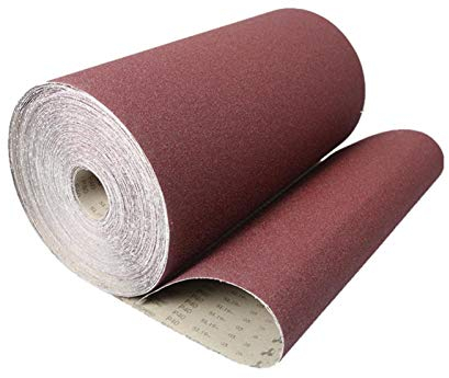 Rollo de papel de lija Rollo de papel abrasivo, rollo de tela de esmeril de 1/5 M Cinturón de tela de esmeril rasgado a mano 80/120/150/180/240/320/400/600 Paño de esmeril suave for lijadora de herram
