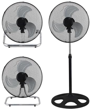 VINCO VENTILATORE A PIANTANA 3 FUNZIONI IN 1 90 W 45 CM (39657)