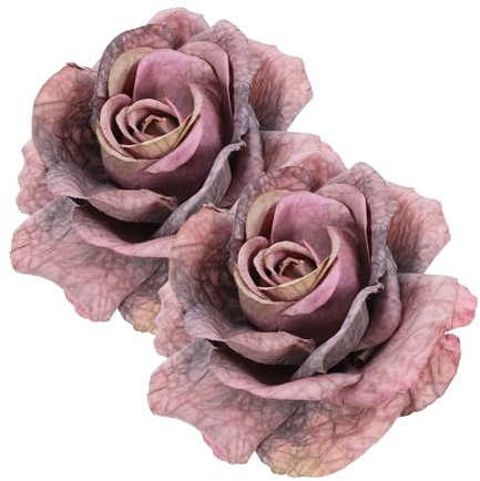 HAWILLOSCH Vorhang Bindung Klemme Dekorative Rose Blume Installieren Raffhalter Decor