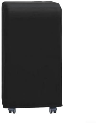 Cubierta portátil para unidad de aire acondicionado, 40 x 46 x 75 cm, color negro, portátil, impermeable, prácticos accesorios de aire acondicionado