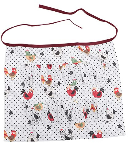 TOPBATHY Sammlerschürze Für Hühnerfarmen Halblanger Arbeitsrock Mit Taschen Schützt Ihre Kleidung