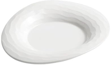 RUHEN Cuenco de cerámica para Ensalada de Pasta, Plato Hondo de Porcelana para Sopa con Borde Ancho, Platos hondos para Pasta, Platos Poco Profundos, Aptos para microondas, lavavajillas y Horno, para