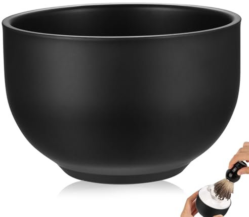 BJBJJIU Ciotola Barba, Ciotola per Schiuma da Barba, Ciotola Sapone da Barba, Ciotola da Barba da Uomo in Acciaio Inossidabile, Rasatura Tazza per Crema da Sapone, Regali per Uomo