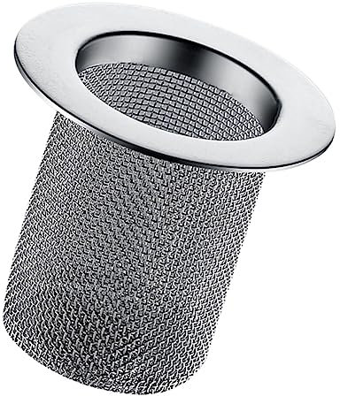 HOMSFOU Bathroom Sink Filter Mesh Drain Cover Hair Catcher for Sink Stainless Steel Drain Hole Trap
