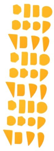 ARTIBETTER 3 Series Molde De Mango De Taza Molde De Taza Pequeño Moldes De Copa De Cerámica Herramienta Para Hacer Asas De Tazas Formas De Arcilla Yellow Eva 12 Piezas X 3