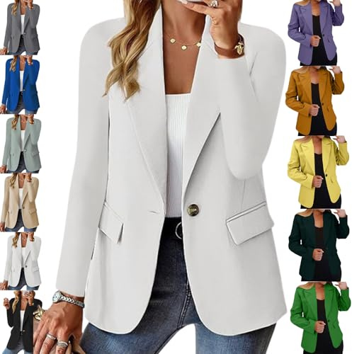Generisch Damen-Blazerjacken, Business Casual, Leichter Büro-Arbeitsanzug, Business Casual Blazer Für Damen