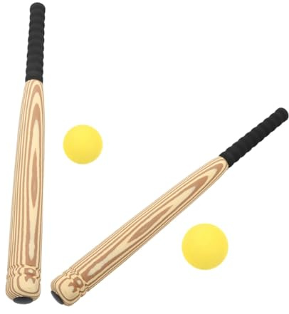 Supvox 2 Sätze Eva Baseballschläger Leichtes Sportspielzeug für Indoor Outdoor Familienaktivitäten Sicherer Schaumstoffschläger mit Glatten Kanten zum Trainieren