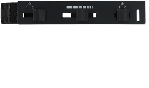MoSundi Range Hood Switch Replacement for SV12969, 7.28 x 1.07 in, Black Plastic Control Panel for Kitchen Extractor Fan and Light, Easy Installation