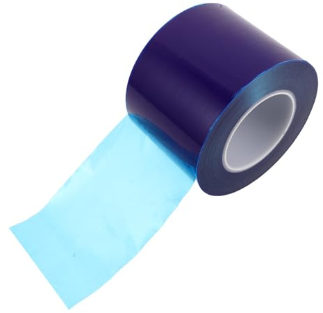 SOESFOUFU 1 rollo de cinta protectora para bujes de ruedas, película de enmascaramiento de PE de 656 pies x 4 pulgadas para protección de llantas de aleación de automóviles, protección de llantas