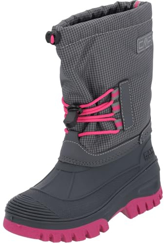 CMP KIDS AHTO WP SNOW BOOTS, Stivali da Neve Unisex - Bambini e ragazzi, Asphalt, 38 EU