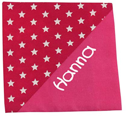 Cojín de frío con diseño de estrellas con nombre para niños o adultos, almohadilla de frío, cojín de calor, paquete de calor y frío 70_Pink_Sterne_Dreieck Talla:14x14 cm