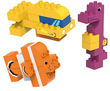 BIOBUDDI BB-0210 Animal Planet-Submarine Bausteine, Mehrfarbig