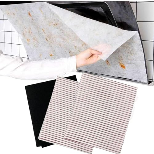FIND A SPARE Set 1x Universal Grease and 1x Carbon Cooker Hood Filter Kit Cut To Size For Kitchen Extractor Fan Vent And All Cooker Hoods (1 Grease + 1 Odour Filter) 57cm x 47cm
