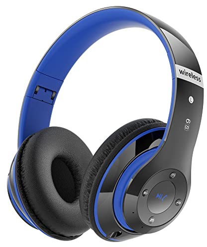 Lankey Sound Casque Bluetooth sans Fil, Casque Audio Supra-auriculaire avec 6 Modes d'égalisation, Casque sans Fil 65 Heures avec Microphone HD Intégré, FM, SD/TF pour l'extérieur, Le Transport