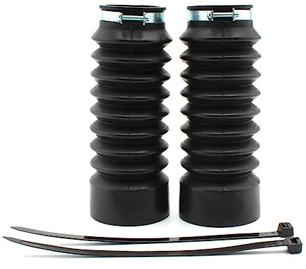 Aublinto Motorrad Gabel Stoßdämpfer Staubschutz,2 Stück Motorrad Stoßdämpfer Gabel Abdeckung Vorderradgabel Gummi Abdeckung Motorrad Gabel Cover Motorrad Faltenbalg Kompatibel für CMX500 CM300