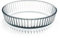NUTRIUPS 26CM Large Glass Pie Plate, Oven Safe Deep Glass Pie Dish