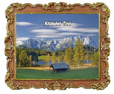 Kitzbuhel Tirol Österreich Kühlschrankmagnet 3D Reise Souvenir Kühlschrank Dekoration Magnetaufkleber Basteln Kollektion