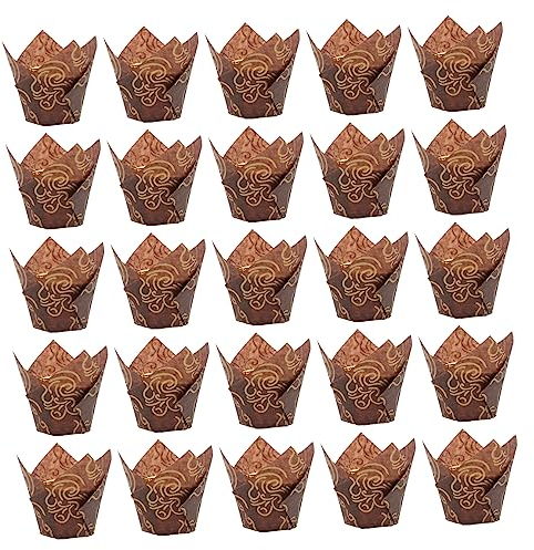 Cabilock 200 Pirottini Per Torte Muffin Pirottini Di Carta Antiaderenti Pirottini Per Torte A Forma Di Fiore