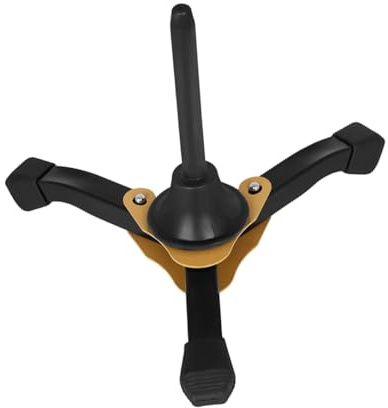 Klarinettenständer Klappbar mit Abnehmbar Stativbein Metall Schwarz | Flöte und Blasinstrumente, Tragbar, Schlichtes Design, Vielseitige Aufstellung