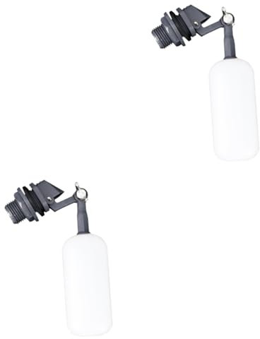 Gatuida 2pcs Aquarium Siphon Float Valve Pe Ball Water Valve Automatic Float for Fish Tank