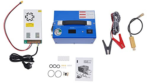 Compresseur d'air PCP 250 W 4500 psi 300 bar 12 V PCP haute pression Pompe à air Arrêt automatique Compresseur d'air électrique Compresseur d'air portable avec transformateur
