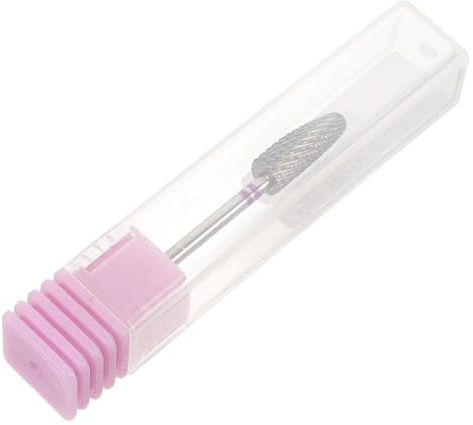 FONDOTIN Broca de Tungsteno para Torno de Uñas Fresa para Manicura y Pedicura Herramienta Duradera para Eliminar Cutículas y Esculpir Uñas Compatible con Taladros Eléctricos Profesional y