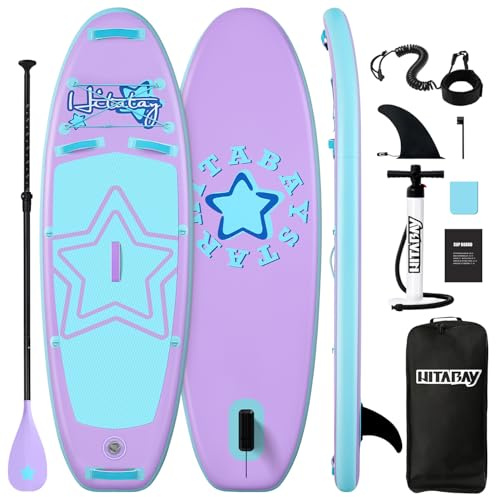 Stand Up Paddle Board im Set für Jugendliche & Kinder SUP Board Set inkl. Komplettes Zubehör, 75kg/80kg/120kg Kids SUP-Board Aufblasbar
