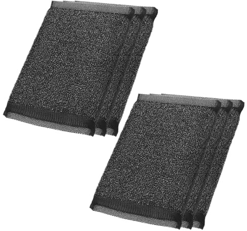 LIFKOME 6 Esponjas De Alambre De Acero Inoxidable para Limpiar Ollas Lana De Acero Estropajos Estropajos De Lana De Cocina Negros