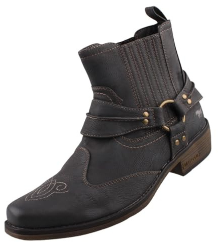 MUSTANG Herren Stiefel Westernstiefelette