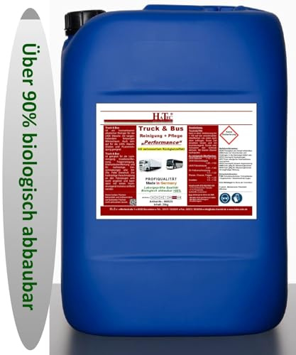 HaTec - Detergente per camion, camion e autobus, 30 kg/tanica con migliore effetto retroilluminato, pulitore camion, pulitore camion