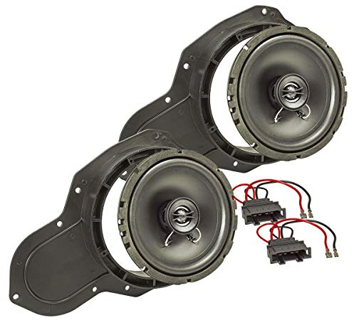 tomzz Audio 4057-008 Kit de instalación de Altavoces Compatible con el VW Passat 3C CC Door Front 165mm Coaxial System TA16.5-Pro