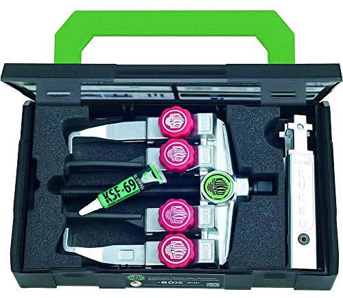 Kukko Abzieher Satz 2-Arm mit 2 Hakentypen + Verlängerung schwarz