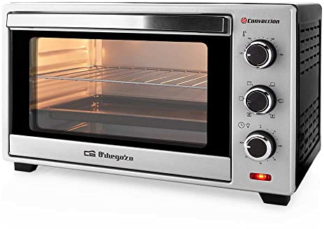 ORBEGOZO 17480 Horno 30 litros. Potencia: 1.600 W Hot 315 30L CONVECCIÓN, Negro