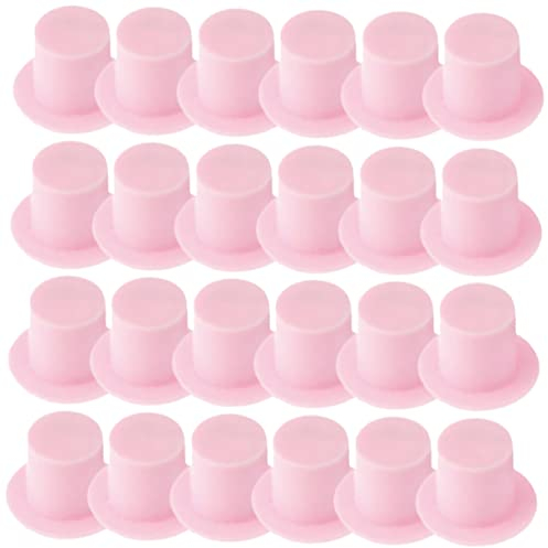 TOYANDONA 120stücke Mini Top Hats Bunte Dekoration Für Puppen Für Bastelprojekte Kostüme Partys Leicht Vielseitig Für Kreative Bastelideen