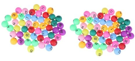 Happyyami Nummeriert Pong 100 Stück tischtennisplatten Tischtennis bälle Watering Bulb Lottokugeln für die Party Nummerierte Pong-Bälle Pongbälle Tischtennisbälle Mini Aktivitätsball Kind
