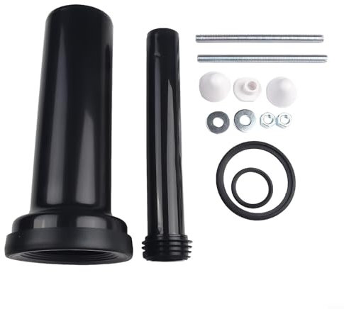 EXTRWORY 300 mm pour réservoir de chasse d'eau suspendu au mur Cadre de WC Pan Raccord tuyau 152.426.46.1 Tuyau de chasse droit caché pour le réservoir d'eau Tuyau d'évacuation mural pour les