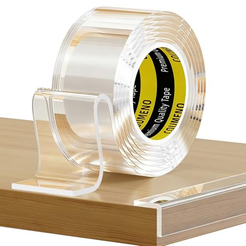 COUMENO Kantenschutz Baby Transparent - Eckenschutz, 30mm x 2m, 2mm dick. | Selbstklebender Eckenschutz mit starker Klebekraft. Weicher Silikon-Kantenschutz zum Baby-Schutz für Wände, Möbel & Betten.