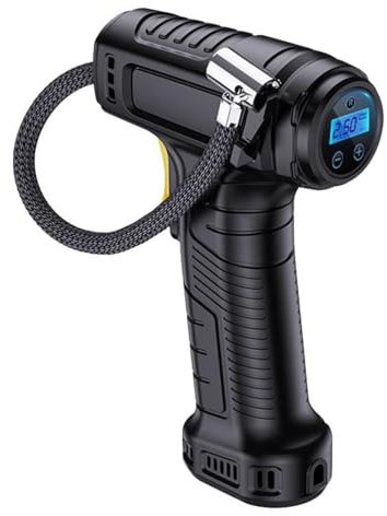 MZZYG Compresseur d'air 12v, Pompe À Air for Voiture, Gonfleur De Pneus Portable, Pompe Électrique for Moto, Compresseur d'air for Voiture, Motos, Vélos Gonfleur Rapide(D)