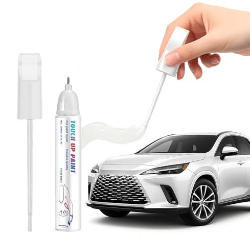 LAXISCREED Touch Up Paint Pen for Cars - 2-in-1 Car Paint Scratch Repair & Scratch Remover Pen, Quick-Drying & Durable Automotive Touch Up Paint, Pearl White