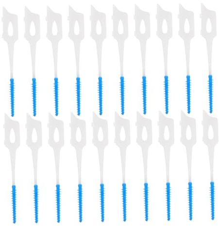 Mobestech Kreative Silikon Interdentalbürsten und Multifunktional 40 Stück zur Zahnreinigung mit Kompakt und Entfernung von Speiseresten für Effektive Mundpflege