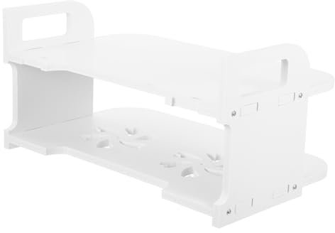 LAPYAPPE 1set Supporto Muro Per Proiettore e Router Ripiano Organizzatore Da Parete Con Doppio Design Elegante e Funzionale Per Ottimizzare Spazio Casa Facile Installazione Compatibile Con