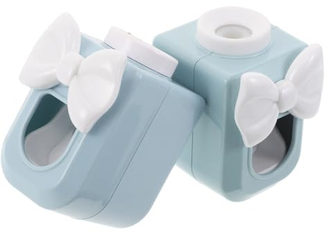 CIYODO 2 Pièces Extrudeuse de dentifrice pour enfants Scheez de dentifrice drôle Outil pour enfants presse pâte environnementaux