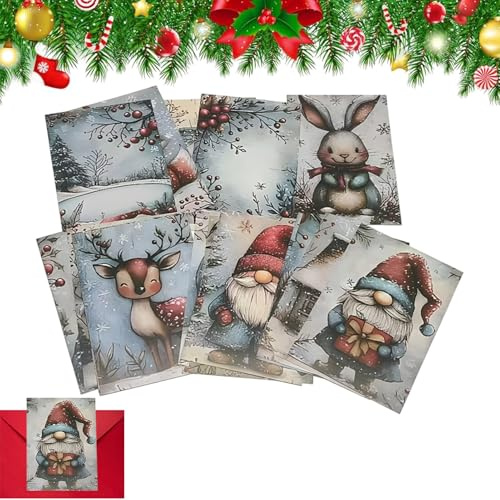 Generico Cartoline Di Natale In Blocco,20 Cartoline Assortite | Biglietti Per Le Feste - per Adulti, Studenti, Bambini, Amici, Famiglia, Figlia, Figlio, Insegnante, Business, Festa, Compleanno